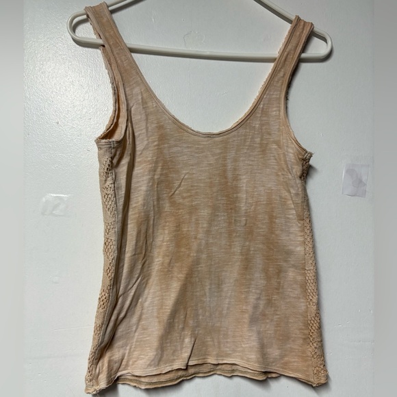 Free People Cream Lace Tank Top - Picture 2 of 6